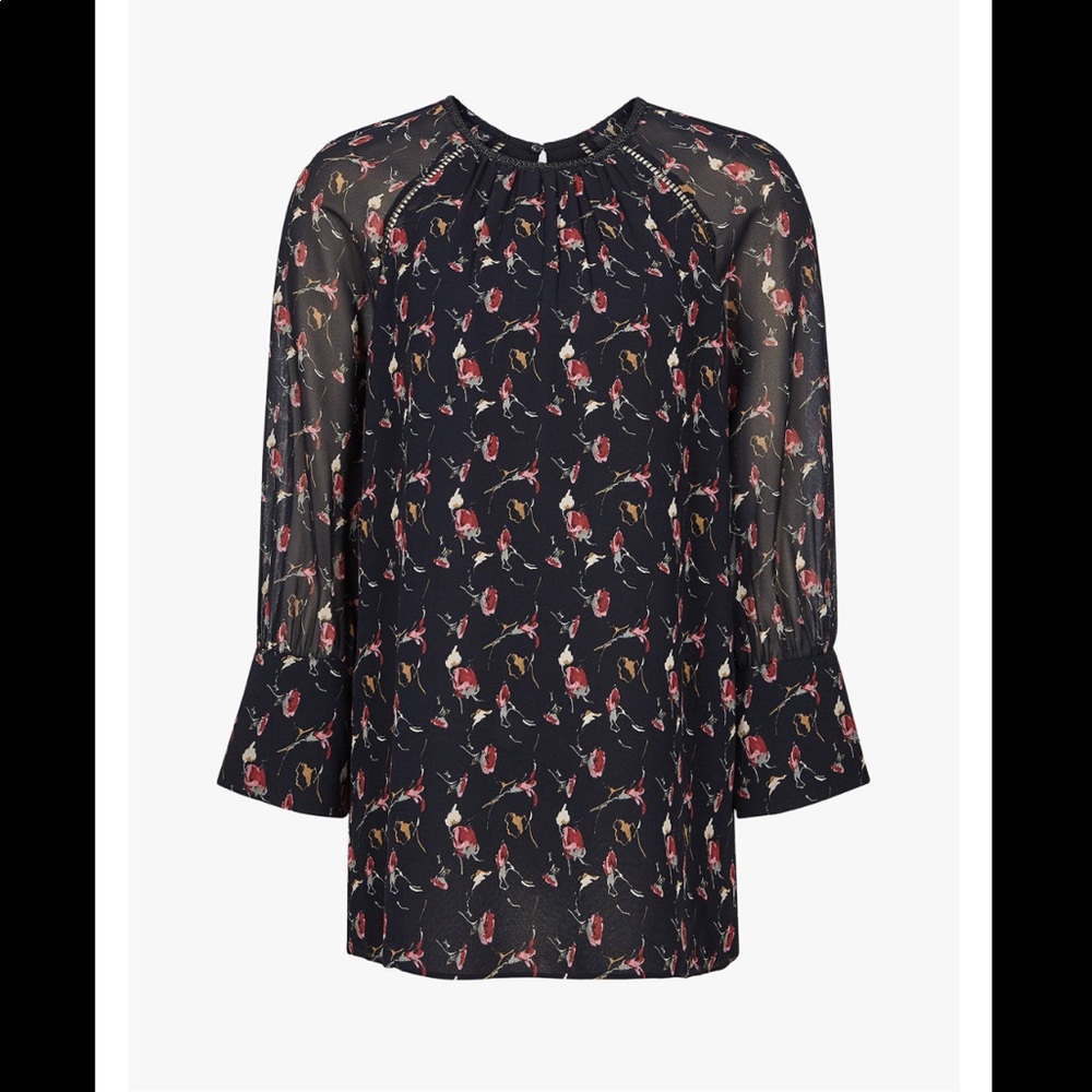 Reiss Floral Top